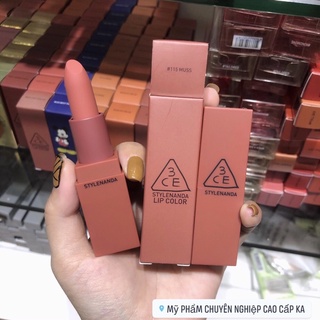 Son thỏi 3CE 115 hồng đất Mood Recipe Matte Lip Color
