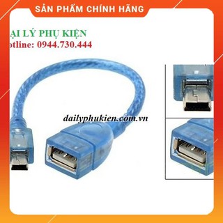 Dây mini USB đực sang USB cái 30cm dailyphukien