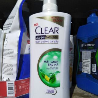 Dầu gội Clear Bạc  Hà  880g.