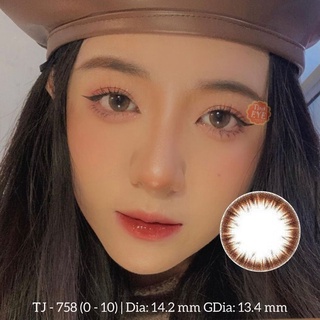[Tặng Combo 175k] Kính Áp Tròng Tinteye Lens TJ-758 Nâu Sữa