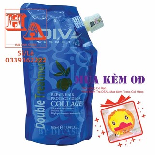 [ DIVA ] Dầu Hấp Ủ TÓC Diva Collagen Siêu Mượt 500ml ( TÚI )