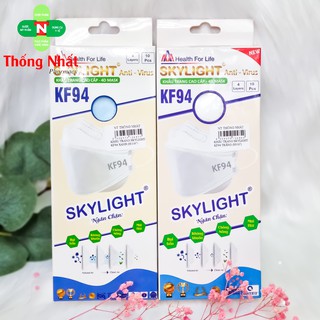 Hộp 10 cái khẩu trang 4D KF94 cao cấp, 4 màu thời trang