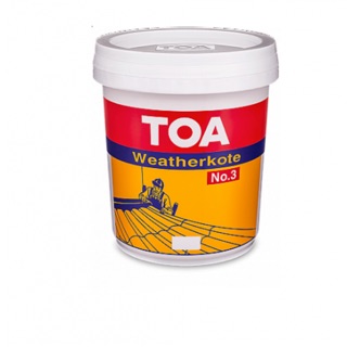1kg Sơn Toa weathercoat - chống thấm và bảo vệ bê tông, gỗ và kim loại (màu đen)