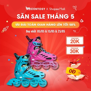 Giày Trượt Patin Trẻ Em Cao Cấp - Centosy Cougar 313 - Full 8 Bánh Phát Sáng, Form Chắc Chắn