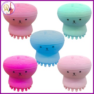 Cọ rửa mặt và massage bạch tuộc jellyfish silicon