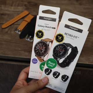 [Now Ship] Dây da Spigen Retro Fit (chính hãng) (kích thước dây 20mm-22mm, và Apple Watch)