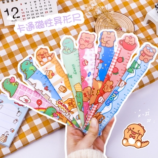 Thước nhựa hình gấu khủng long nhiều hình - Giá rẻ nhất
