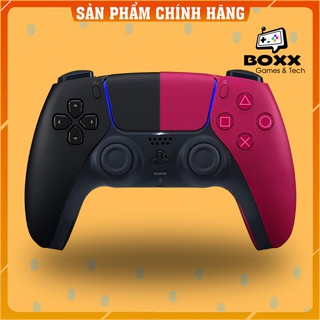 Tay Cầm PS5 DualSense - PlayStation 5, Màu Midnight Black, Cosmic Red