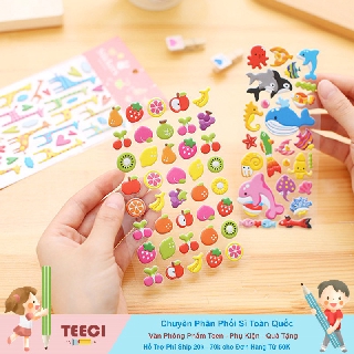 <Ảnh Thật Shop Chụp> Sticker - Hình Dán Nổi 3D The Zoo Nhiều Chủ Đề Xinh Xắn Trang Trí Sổ Tay Mohamm, Điện Thoại T084
