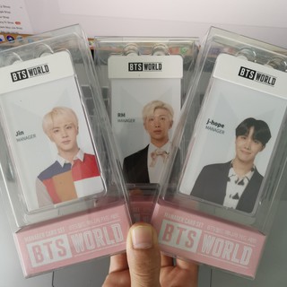 [Hàng sẵn] THẺ ĐEO MANAGER CARD SET Bangtan WORLD OFFICIAL (K85)
