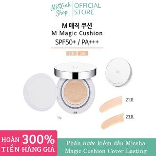 Phấn nước missha Hồng [Chuẩn hãng] + Kiềm dầu, độ che phủ cao, mềm mịn