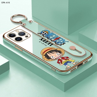 OPPO A16 A16K A16E A54 A73 A93 A94 A95 A76 A36 A83 2020 4G Cho Ốp lưng điện thoại In Hình Anime Hat Luffy