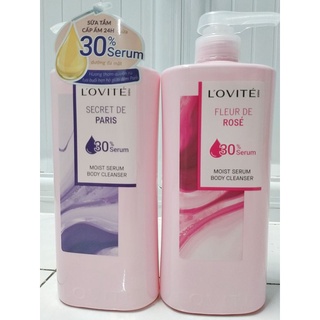 Sữa tắm nước Hoa Lovite Serum dưỡng Ẩm  700ml
