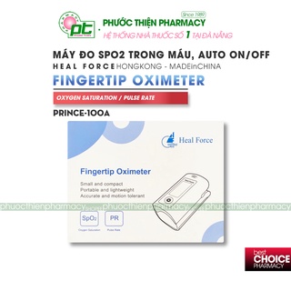 Máy đo nồng độ oxy trong máu FINGERTIP OXIMETER HEAL FORCE Prince-100A Hàng chính hãng - Máy đo SpO2 oxi trong máu
