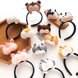 Cài tóc băng đô tóc hình mông thú cute