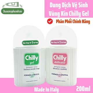 Dung dịch vệ sinh phụ nữ Chilly Gel , Delicato 200ml - Số 1 Tại ý