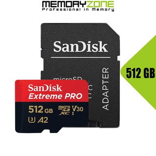 Thẻ Nhớ MicroSDXC SanDisk Extreme Pro V30 A2 512GB 170MB/s SDSQXCZ512GGN6MA
