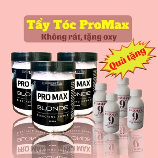 Thuốc tẩy tóc, Bột tẩy tóc ProMax cao cấp không xót da đầu, tặng kèm trợ nhuộm và gang tay - Shop Hair