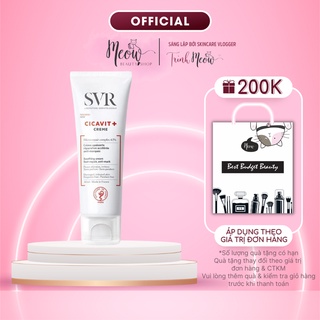 [Mã FMCGMALL -8% đơn 250k] Kem dưỡng SVR làm dịu phục hồi da CICAVIT+ Crème 40ml