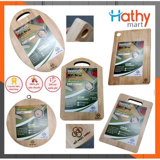 Thớt Gỗ Cao Su Tự Nhiên Mộc Nam Dày Đẹp [Nhiều Size]