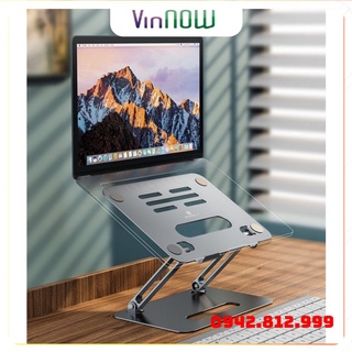 P43 - Kệ Giá Đỡ Laptop Macbook Nhôm Cao Cấp Xếp Gọn, Điểu Chỉnh Độ Cao Lên Xuống Thoải Mái.