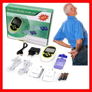 Máy Massage Xung Điện 8 Miếng Dán, Hồi phục Chức Năng Vận Động Thần Kỳ, Máy massage châm cứu 8 miếng dán