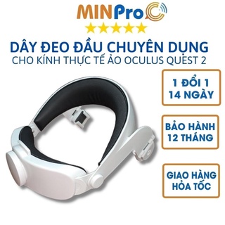 Dây đeo đầu trợ lực Oculus Quest 2 - Halo Strap, chống mỏi cổ khi dùng kính thực tế ảo - MINPRO