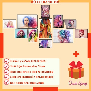 BỘ TRANH SALON TIỆM TÓC NỮ DÁN TƯỜNG TRANG TRÍ QUÁN CẮT TÓC SIÊU ĐẸP-FLTN3- ÁNH DƯƠNG