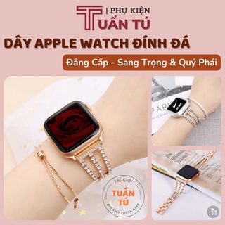 DÂY DỒNG HỒ APPLE WATCH ĐÍNH ĐÁ CỰC XINH SERIES 6/5/4/3/2/1 38mm/ 40mm / 42mm/ 44mm