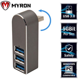 Bộ Chia 3 Cổng Usb 3.0 Tốc Độ Cao Bằng Hợp Kim Nhôm