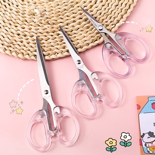 [ DaVinci ] Kéo Cắt Thủ Công Thiết Kế Đơn Giản Bằng Thép Không Gỉ Tay Cầm Trong Suốt Tiện Dụng