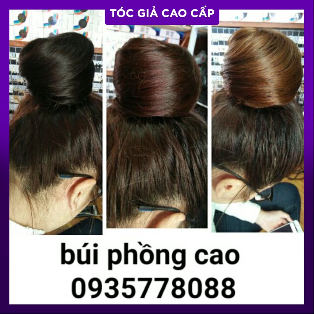 Tóc búi phồng cao