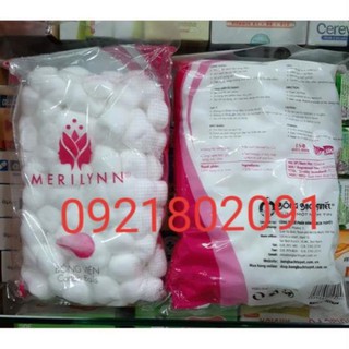 ( bịch 80gr) Bông gòn viên bạch tuyết merilynn