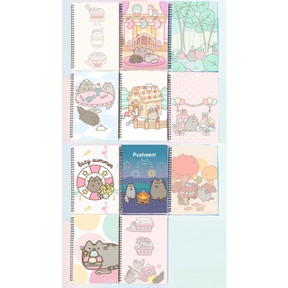 Sổ lò xo mèo pusheen SLI4 60 trang 17x25cm