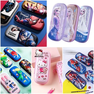 Hộp bút 3D công chúa, siêu anh hùng, hoạt hình cho bé hàng chuẩn xịn cho bé tiểu học - Selenshop