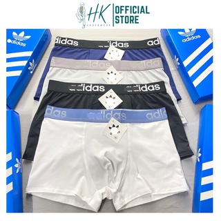 Quần Lót Nam Boxer Thông Hơi Combo 4 Cái, Sịp Đùi Nam Cao Cấp Co Giãn 4 Chiều Cực Thoáng Khí Kháng Khuẩn