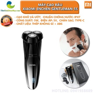Máy cạo râu Xiaomi Enchen Gentleman 5s - Bảo hành 1 tháng - Shop Thế Giới Điện Máy