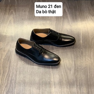 Giày nam da bò MUNO 21 thời trang hàng hiệu bảo hành 2 năm giầy tây cao cấp ảnh thật