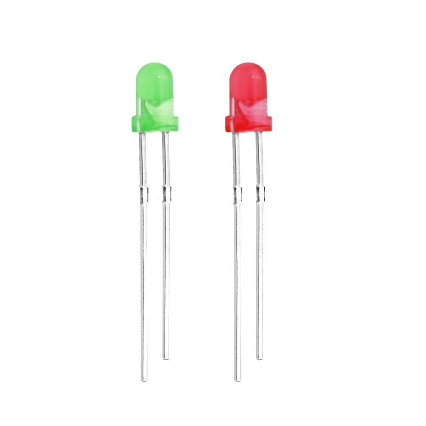 [200 cái] Led đơn 3mm (xanh, đỏ)