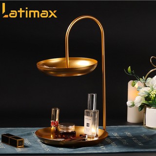 Khay Đựng Trang Sức, Mỹ Phẩm, Nước Hoa Và Phụ kiện cá nhân 2 Tầng Latimax Cao Cấp Hình Đĩa Tròn