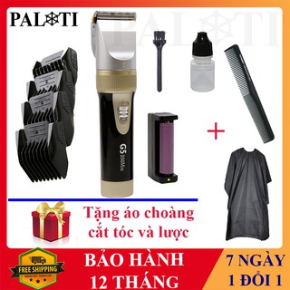 [BẢO HÀNH 12 THÁNG] Tông Đơ Cắt Tóc Gia Đình 2 Pin- Pin 200 phút G5 TẶNG Lược + Áo Choàng Cắt Tóc