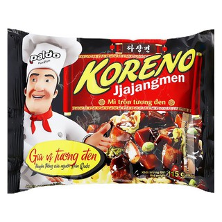 Mì Koreno Tương Đen Jjajangmen Gói 115G Chính Hãng