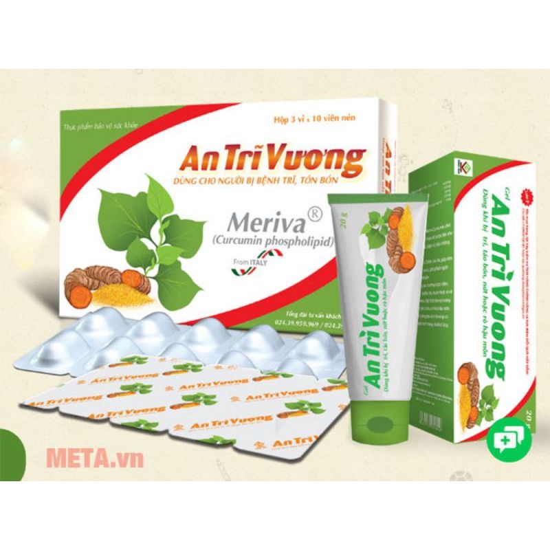Combo AN TRĨ VƯƠNG ( Gel+ viên uống)