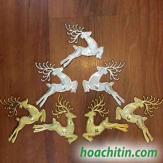 Tuần Lộc Treo Cây Thông Bao 3 con (Treo Cây 90cm - 1m8)