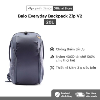 Balo Cao Cấp Peak Design Everyday Backpack Zip v2 20L - Hàng Chính Hãng