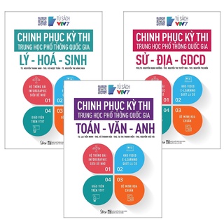 Sách - Combo Chinh Phục Kỳ Thi Trung Học Phổ Thông (Trọn bộ 3 cuốn)