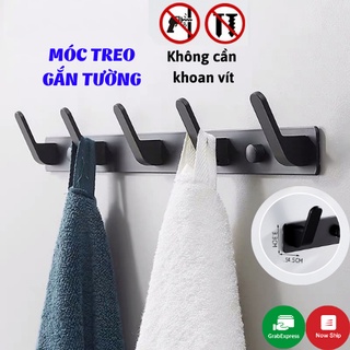 Móc Treo Quần Áo, Móc Treo Đồ Gắn Tường Không Gỉ Đa Năng