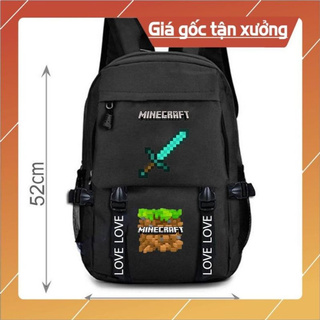 [ Hàng Loại 1] Balo Đi Học Cao Cấp Game Minecraft Mới Nhất