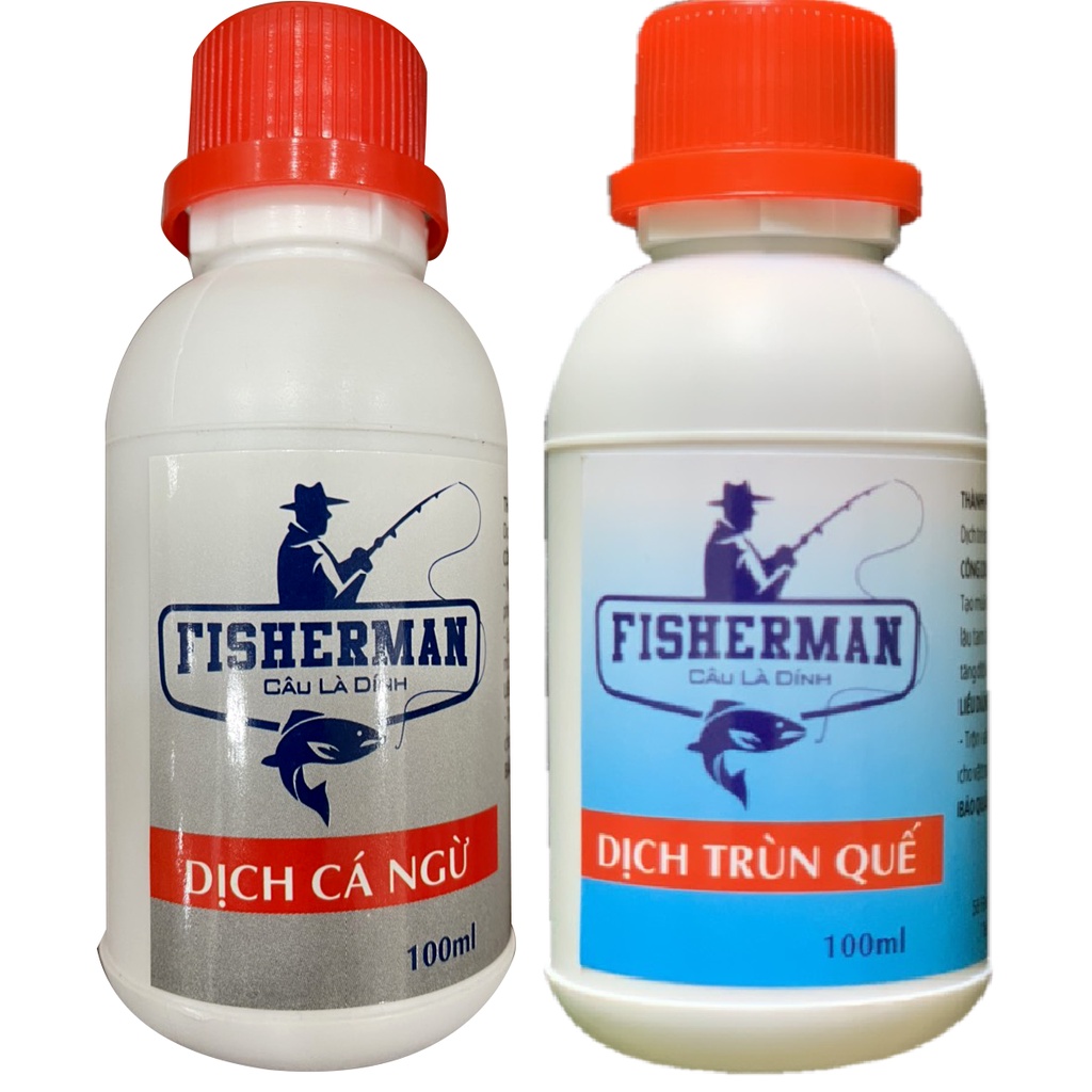 Set 2 mùi câu cá (Dịch cá ngừ & Trùn quế)
