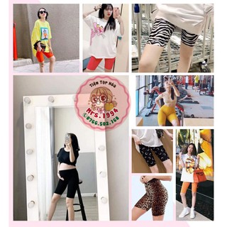 {Form Đùi ngố/ Biker} - QUẦN LEGGING CHUẨN THÁI HIỆU RAINBOW